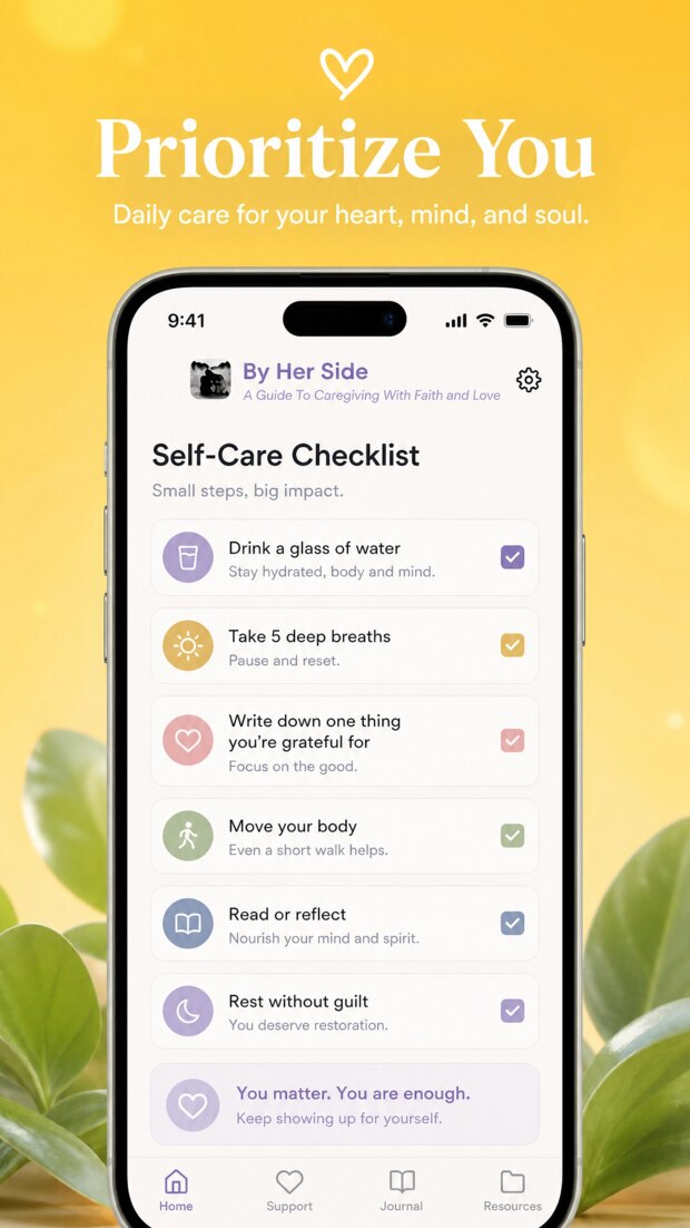 Self-care screen